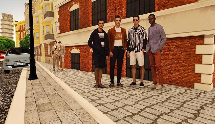 Damat&Tween den modada bir ilk: İtalya sokaklarında Virtual Runway